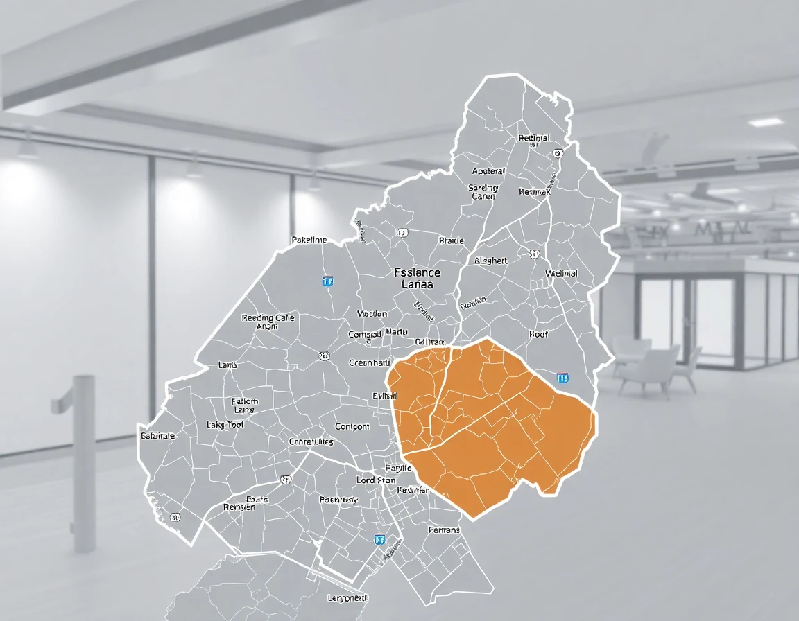 Roofing Service Areas Map